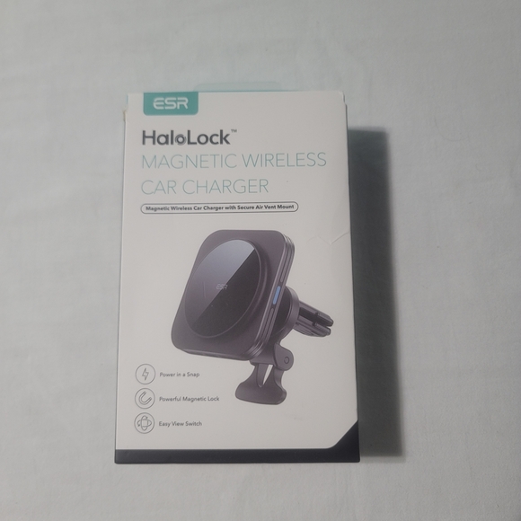 Magnetic wireless car charger for i phones 15/14/13/12 - Picture 1 of 7